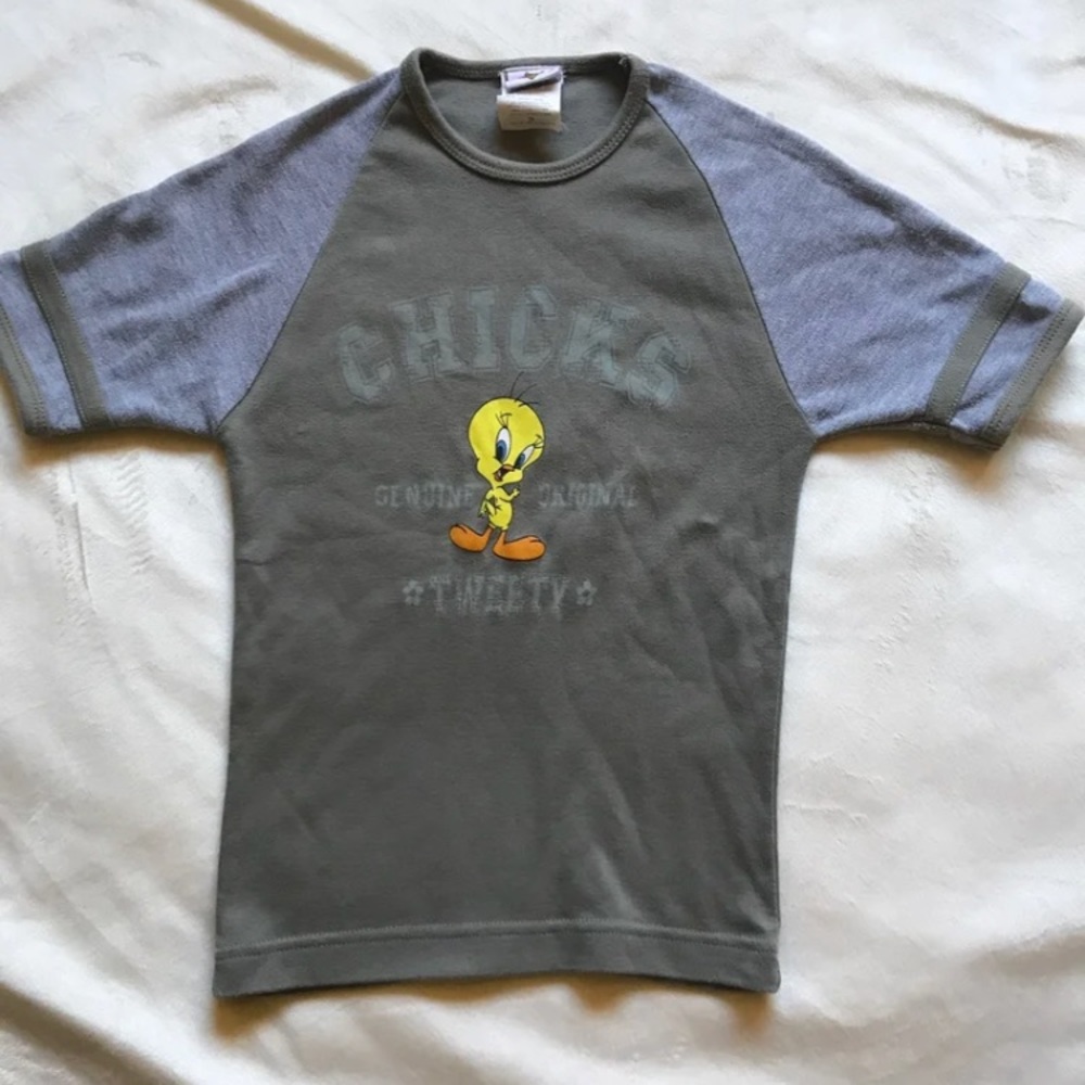 Vintage 1990s Tweety Bird Baby Tee